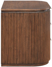 Load image into Gallery viewer, Astrid - Solid Wood And Oak Veneer Nightstand