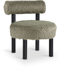 Load image into Gallery viewer, Ambre - Vegan Shearling Fabric Upholstered Accent Chair