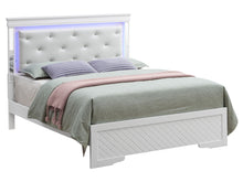 Load image into Gallery viewer, Bed With LED Light Accents Headboard