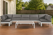 Load image into Gallery viewer, Nizuc - Outdoor Patio 7 Piece Modular Sectional With White Frame