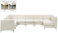 Load image into Gallery viewer, Alina - 8 Piece Velvet Modular Sectional