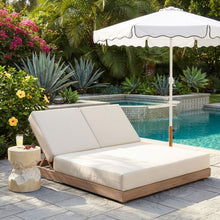 Load image into Gallery viewer, Solace - Olefin Performance Fabric Outdoor Patio Double Lounge Chair