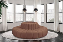 Load image into Gallery viewer, Arc - Faux Leather 8 Piece Round Modular Sofa
