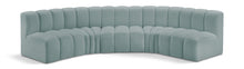 Load image into Gallery viewer, Arc - Faux Leather 5 Piece U-Shaped Modular Sofa