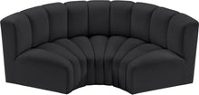 Load image into Gallery viewer, Arc - Faux Leather 3 Piece Modular U-Shaped Sofa
