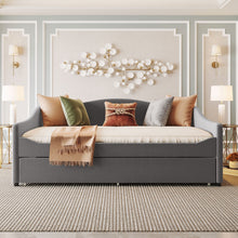 Load image into Gallery viewer, Upholstered Daybed With Light And Trundle