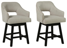 Load image into Gallery viewer, Tallenger - Upholstered Swivel Barstool (Set of 2)