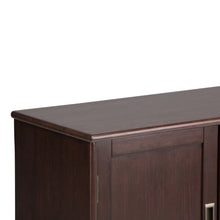 Load image into Gallery viewer, Draper - Low Storage Cabinet - Medium Auburn Brown