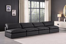 Load image into Gallery viewer, Comfy - Faux Leather Modular Armless Sofa 4 Seats