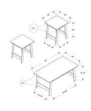 Load image into Gallery viewer, Table Set, Coffee, End, Side, Accent, Living Room Transitional (Set of 3)