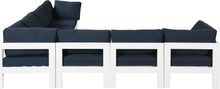 Load image into Gallery viewer, Nizuc - Outdoor Patio 7 Piece Modular Sectional With White Frame