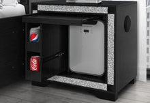 Load image into Gallery viewer, Soleil - 5 Piece King Bedroom Set With Cooler And Speaker - Charcoal