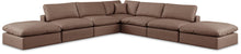 Load image into Gallery viewer, Comfy - 7 Piece Faux Leather Modular Corner Sectional