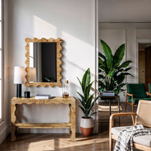 Load image into Gallery viewer, Vassa - Burl Veneer Console Table