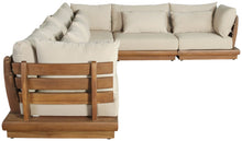 Load image into Gallery viewer, Mirella - 6 Piece Water Resistant Fabric Upholstered Outdoor Patio Modular Sectional