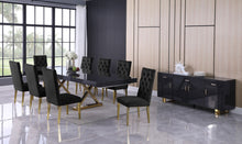 Load image into Gallery viewer, Excel - Extendable Dining Table with Gold Base