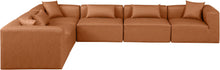 Load image into Gallery viewer, Cube - 6 Piece Modular Corner Sectional - Cognac
