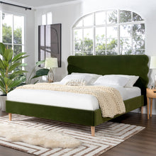 Load image into Gallery viewer, Stockholm - Modern Wavy Headboard Platform Bed