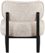 Load image into Gallery viewer, Vetra - Linen Textured Fabric Upholstered Accent Chair With Black Base