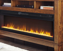 Load image into Gallery viewer, Entertainment Accessories - Wide Fireplace Insert - Black