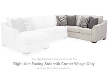 Load image into Gallery viewer, Koralynn - Raf Sofa with Corner Wedge - Stone