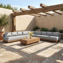 Load image into Gallery viewer, Solace - Olefin Fabric 5 Piece Outdoor Patio Modular Sectional