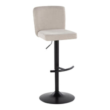 Load image into Gallery viewer, Henry - Contemporary Adjustable Barstool & Swivel With Rounded T Footrest (Set of 2)