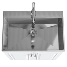 Load image into Gallery viewer, Darwin - Deluxe Laundry Cabinet With Pull-Out Faucet And Stainless Steel Sink