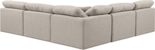 Load image into Gallery viewer, Indulge - Linen 5 Piece Modular Corner Armless Sectional