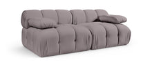 Load image into Gallery viewer, Orin - Velvet Performance Fabric Upholstered 2 Piece Modular Sofa