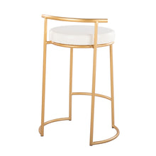 Load image into Gallery viewer, Fuji - Round Contemporary Fixed Height Counter Stool (Set of 2)