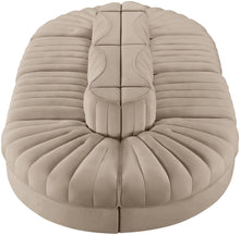 Load image into Gallery viewer, Rummi - Oval Velvet Performance Fabric Upholstered 8 Piece Modular Sectional