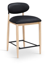 Load image into Gallery viewer, Riccio - Stool - Natural And Black Frame