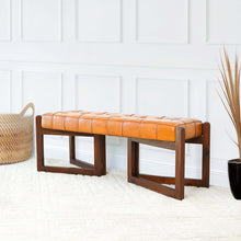Load image into Gallery viewer, Riley - Bench - Brown / Rustic / Tan