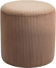 Load image into Gallery viewer, Roy - Round Microsuede Ottoman / Stool