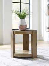 Load image into Gallery viewer, Flangren - Round End Table - Light Brown