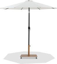 Load image into Gallery viewer, Fiji - Aluminum Patio Umbrella With Square Teak And Black Base