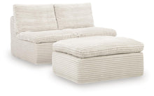 Load image into Gallery viewer, Fannin - 2 Armless Chairs With Ottoman (Set of 3) - Ivory