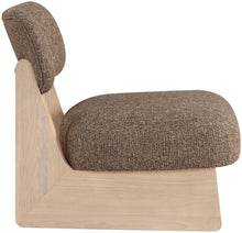 Load image into Gallery viewer, Vetra - Linen Textured Fabric Upholstered Accent Chair With Natural Base