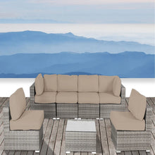 Load image into Gallery viewer, Outdoor Wicker Seating Group With Cushions