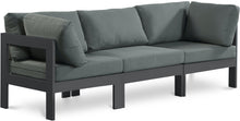 Load image into Gallery viewer, Nizuc - Outdoor Patio 3 Seat Modular Sofa With Gray Frame