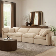 Load image into Gallery viewer, Indulge - Velvet 4 Seat Modular Sofa