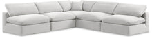 Load image into Gallery viewer, Comfy - 5 Piece Velvet Modular Corner Armless Sectional