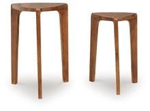 Load image into Gallery viewer, Brynnleigh - Accent Table Set (Set of 2) - Medium Brown