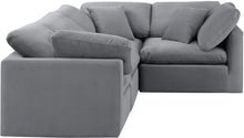 Load image into Gallery viewer, Indulge - Velvet 4 Piece Modular Corner Sectional