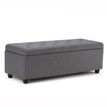 Load image into Gallery viewer, Hamilton - Upholstered Storage Ottoman