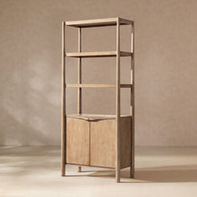 Load image into Gallery viewer, Nolan - Bookcase With Lower Cabinet - Natural