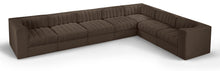 Load image into Gallery viewer, Rummi - Velvet Performance Fabric Upholstered 7 Piece Modular Sectional (With 3 Corner Chairs)