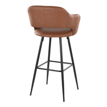 Load image into Gallery viewer, Margarite - Contemporary Fixed Height BarStool With Square Footrest (Set of 2)