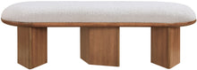 Load image into Gallery viewer, Wilshire - Bench With Brown Base - Cream